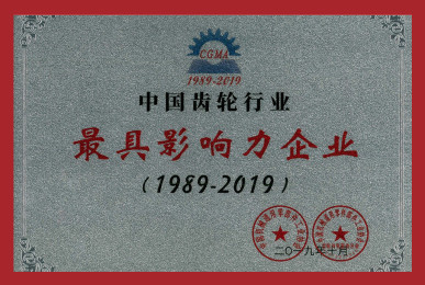 The Most Influential Brand in China's Gear Industry 1989-2019